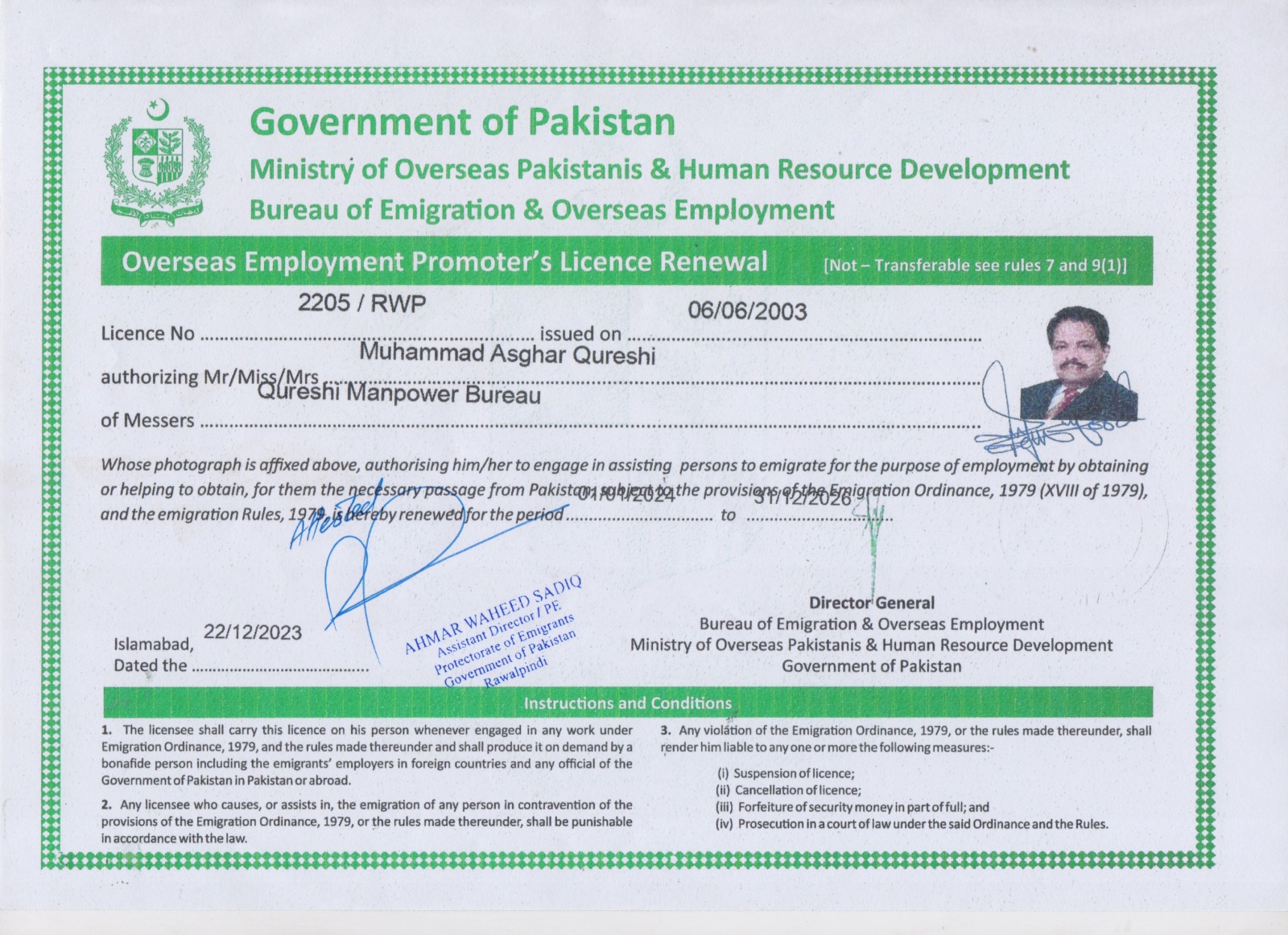 Company Registration Licence